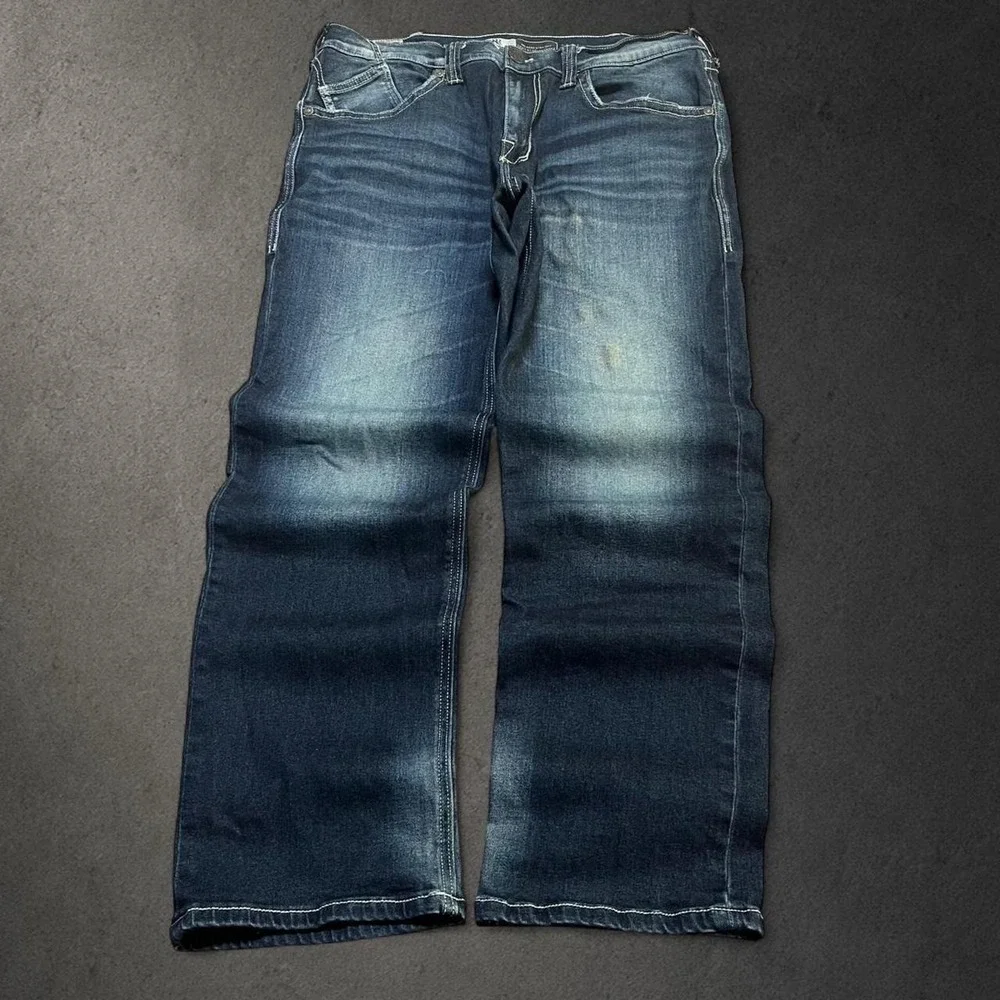 Y2K 2000s Rock & Republic Grunge Indie Skater Hip Hop Embroidered Denim Jeans